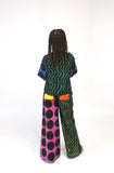 Dye Lab Kids Dark Multicolour Shirt & Wide Leg Pants