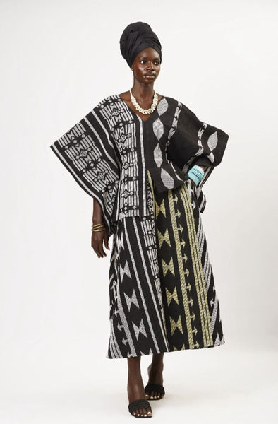 Hertunba Meena Monochrome Midi