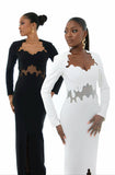 Reine Roi Sketch Dress (Off-White)