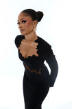 Reine Roi Sketch Dress (Black)