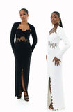 Reine Roi Sketch Dress (Off-White)