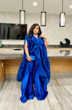 Wanni Fuga Ally Kimono Set in Cobalt Blue