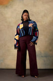 Andrew Tabitha Patchwork Crop Jacket