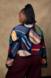 Andrew Tabitha Patchwork Crop Jacket
