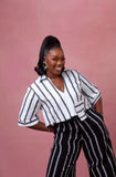 Andrew Tabitha Monochrome Crop Top