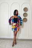 Andrew Tabitha Patchwork Crop Jacket