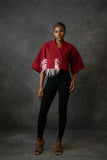 Babayo Crop Jacket (Wine)