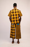Dye Lab Yellow and Brown Culottes