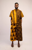 Dye Lab Yellow and Brown Shirt