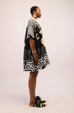 Dye Lab Mini Agbada (B/W)