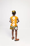 Dye Lab Kids Green and Orange Shirt & Shorts