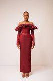 Ibilola Ogundipe Thahila Dress in Red