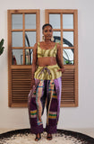 Moye Chiekh Pants (Green/ Purple)
