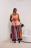 Moye Chiekh Pants (Orange/ Purple)
