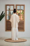 Republic of Ruru Dani Kaftan (Beige Stripe)