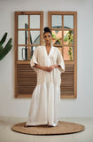 Republic of Ruru Dani Kaftan (Beige Stripe)