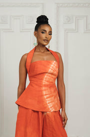 Ruks Á La Mode Rinni Top Only (Orange)