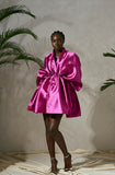 Wanni Fuga Sari Dress Mini (Fuchsia Pink)