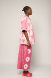 Dye Lab Pink and White Culottes