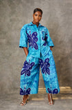 For Style Sake Butterfly Batik Culotte Set