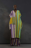 Hertunba Coat of Many Colors Kaftan with Trousers