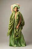 Wanni Fuga Ally Kimono Set in Lemon Green