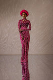 Wanni Fuga Benaya Set in Magenta Pink