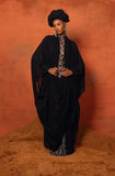 Wanni Fuga Twist Robe in Black